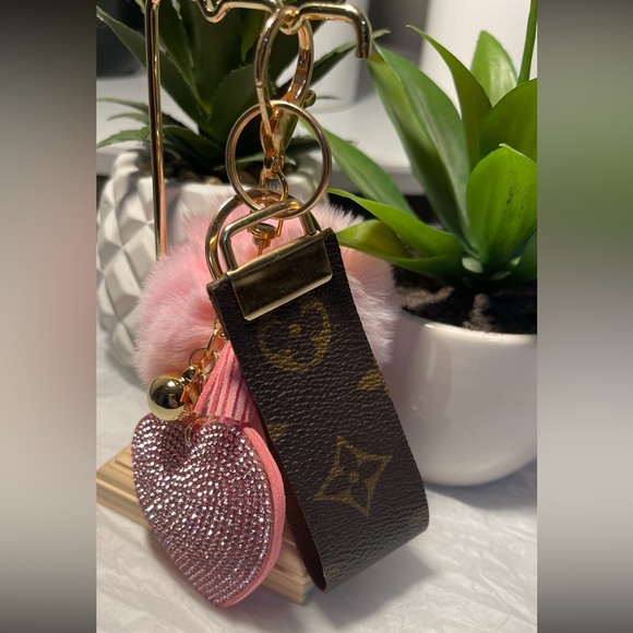 Accessories - Upcycled Keychain Made from an authentic Louis Vuitton Handbag